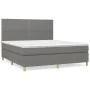 Boxspringbett mit dunkelgrauer Stoffmatratze 180x200 cm von , Betten und Lattenroste - Ref: Foro24-3142274, Preis: 616,34 €, ...