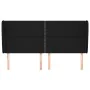 Headboard with black fabric ears 183x23x118/128 cm by , Headboards and footboards - Ref: Foro24-3117832, Price: 120,70 €, Dis...