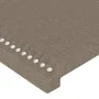 Cabecero con LED de tela gris taupe 93x16x118/128 cm de , Cabeceros y pies de cama - Ref: Foro24-3123894, Precio: 74,33 €, De...