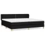 Boxspringbett mit schwarzer Stoffmatratze 200x200 cm von , Betten und Lattenroste - Ref: Foro24-3126751, Preis: 616,91 €, Rab...