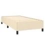 Box spring bed with cream fabric mattress 90x200 cm by , Beds and slatted bases - Ref: Foro24-3127858, Price: 356,26 €, Disco...