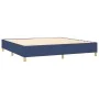 Boxspringbett mit blauer Stoffmatratze 200x200 cm von , Betten und Lattenroste - Ref: Foro24-3142287, Preis: 697,23 €, Rabatt: %