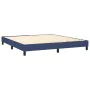 Cama box spring con colchón tela azul 160x200 cm de , Camas y somieres - Ref: Foro24-3129647, Precio: 506,74 €, Descuento: %