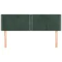 Headboards 2 units dark green velvet 72x5x78/88 cm by , Headboards and footboards - Ref: Foro24-345941, Price: 53,41 €, Disco...