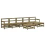 Gartenmöbel-Set 7-teilig aus imprägniertem Kiefernholz von , Gartensets - Ref: Foro24-3186430, Preis: 359,09 €, Rabatt: %