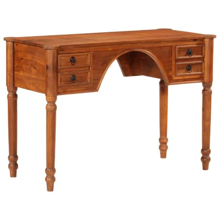 Solid acacia wood desk with drawers 110x50x76 cm by , Desks - Ref: Foro24-356974, Price: 345,49 €, Discount: %