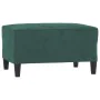 Dark green velvet 3-piece sofa set with cushions by , Sofas - Ref: Foro24-3201732, Price: 568,89 €, Discount: %