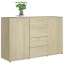 Sideboard aus Sonoma-Eichensperrholz, 120 x 35 x 75 cm von , Sideboards - Ref: Foro24-801331, Preis: 162,49 €, Rabatt: %