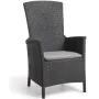 Keter Vermont Reclining Garden Chair Graphite 238452 by , Garden chairs - Ref: Foro24-408948, Price: 127,62 €, Discount: %