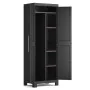 Keter Multipurpose Storage Cabinet Detroit Black by , Lockers and storage cabinets - Ref: Foro24-440919, Price: 195,90 €, Dis...