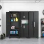 Keter Multipurpose Storage Cabinet Detroit Black by , Lockers and storage cabinets - Ref: Foro24-440919, Price: 195,90 €, Dis...