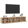 TV-Wandmöbel 2 Stk. Sonoma-Eichenholz 80x30x30 cm von , TV-Möbel - Ref: Foro24-836873, Preis: 77,86 €, Rabatt: %