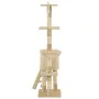 Cat scratching post with sisal post 138 cm beige by vidaXL, Cat furniture - Ref: Foro24-170580, Price: 69,01 €, Discount: %