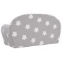 Light gray soft plush 2-seater children's sofa with stars by , Baby and Toddler Furniture - Ref: Foro24-356986, Price: 43,97 ...