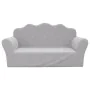 2-Sitzer-Kindersofa hellgrauer weicher Plüsch von , Baby- und Kleinkindmöbel - Ref: Foro24-357047, Preis: 50,94 €, Rabatt: %