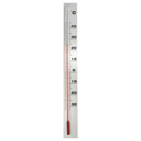 Nature Aluminum outdoor wall thermometer 3.8x0.6x37 cm by Nature, Forecasts and weather stations - Ref: Foro24-423525, Price:...