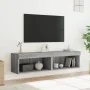 TV cabinets with LED lights 2 pcs Sonoma gray 60x30x30 cm by , TV Furniture - Ref: Foro24-837138, Price: 62,41 €, Discount: %