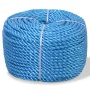 Twisted polypropylene rope 14 mm 100 m blue by vidaXL, Ropes and metal cords - Ref: Foro24-143848, Price: 67,61 €, Discount: %