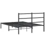 Bettgestell mit schwarzem Metallkopfteil 135x190 cm von , Betten und Lattenroste - Ref: Foro24-355364, Preis: 86,36 €, Rabatt: %