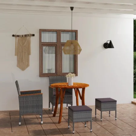 Gray 5-Piece Garden Dining Set by , Garden sets - Ref: Foro24-3071747, Price: 461,26 €, Discount: %