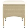 Juego de comedor de jardín 9 piezas ratán sintético beige de , Conjuntos de jardín - Ref: Foro24-3058350, Precio: 514,10 €, D...