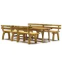 Garden dining set 4 pieces impregnated pine wood by , Garden sets - Ref: Foro24-3096609, Price: 585,02 €, Discount: %