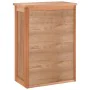 Bathroom cabinet for wall solid walnut wood 42x23x60 cm by , Lockers and storage cabinets - Ref: Foro24-350357, Price: 68,64 ...