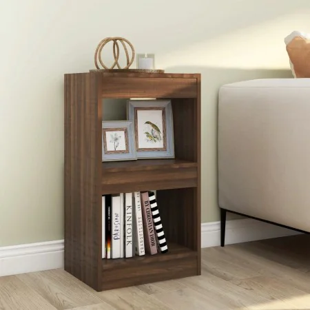 Brown oak shelving/space divider 40x30x72 cm by , Bookcases and shelves - Ref: Foro24-813586, Price: 42,57 €, Discount: %