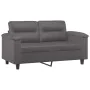 Gray synthetic leather 3-piece sofa set with cushions by , Sofas - Ref: Foro24-3202369, Price: 521,56 €, Discount: %