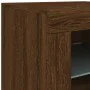 Sideboard mit LED-Leuchten, braune Eiche, 162 x 37 x 67 cm von , Sideboards - Ref: Foro24-3209036, Preis: 193,65 €, Rabatt: %