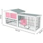 FLAMINGO Hutch Rainbow Cottage von FLAMINGO, Käfige und Lebensräume für Kleintiere - Ref: Foro24-432030, Preis: 197,59 €, Rab...