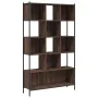 Oak brown engineered wood shelf 102x28x172 cm by , Bookcases and shelves - Ref: Foro24-3213661, Price: 141,76 €, Discount: %