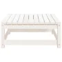 Garden stool solid white pine wood 70x70x30 cm by , Modular outdoor sofas - Ref: Foro24-837936, Price: 45,82 €, Discount: %