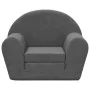 Anthracite gray soft plush children's sofa bed by , Baby and Toddler Furniture - Ref: Foro24-356994, Price: 44,13 €, Discount: %