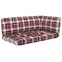 Two-seater pallet sofa with pine wood cushions impregnated. by , Garden sets - Ref: Foro24-3066685, Price: 196,33 €, Discount: %