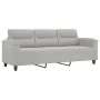 Set of sofas with 4 light gray microfiber fabric cushions by , Sofas - Ref: Foro24-3202309, Price: 824,35 €, Discount: %