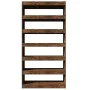 Smoked oak plywood shelf 100x30x198 cm by , Bookcases and shelves - Ref: Foro24-813641, Price: 130,33 €, Discount: %