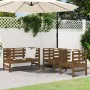 3-teiliges massives Kiefernholz honigbraunes Gartenmöbel-Set von , Gartensets - Ref: Foro24-825145, Preis: 174,82 €, Rabatt: %