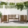 3-teiliges massives Kiefernholz honigbraunes Gartenmöbel-Set von , Gartensets - Ref: Foro24-825145, Preis: 174,82 €, Rabatt: %