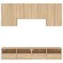 Wand-TV-Möbel 5 Stück Holzwerkstoff Sonoma Eiche von , TV-Möbel - Ref: Foro24-3216527, Preis: 181,21 €, Rabatt: %