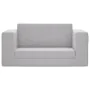 Kinderschlafsofa 2 Sitze, weicher Plüsch, hellgrau von , Baby- und Kleinkindmöbel - Ref: Foro24-357035, Preis: 59,29 €, Rabat...