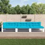 Cushions for pallets, 7 pieces, turquoise fabric by , Cushions for chairs and sofas - Ref: Foro24-3217154, Price: 247,17 €, D...