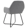 Swivel dining chairs 2 units light gray fabric by vidaXL, dining chairs - Ref: Foro24-249807, Price: 166,74 €, Discount: %