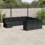 Garden sofa set 12 pieces with black synthetic rattan cushions by , Garden sets - Ref: Foro24-3250464, Price: 790,06 €, Disco...