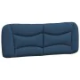 Padded blue fabric headboard 140 cm by , Headboards and footboards - Ref: Foro24-374582, Price: 83,84 €, Discount: %