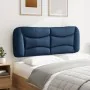 Padded blue fabric headboard 140 cm by , Headboards and footboards - Ref: Foro24-374582, Price: 83,84 €, Discount: %