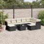 Garden sofa set 10 pieces with black synthetic rattan cushions by , Garden sets - Ref: Foro24-3218576, Price: 583,46 €, Disco...