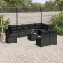 11-teiliges Gartensofa-Set und schwarze synthetische Rattankissen von , Gartensets - Ref: Foro24-3249644, Preis: 720,39 €, Ra...