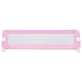 Child's bed safety rail, pink polyester, 120x42 cm. by vidaXL, Safety railings - Ref: Foro24-10170, Price: 32,48 €, Discount: %