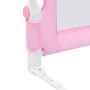 Child's bed safety rail, pink polyester, 120x42 cm. by vidaXL, Safety railings - Ref: Foro24-10170, Price: 32,48 €, Discount: %